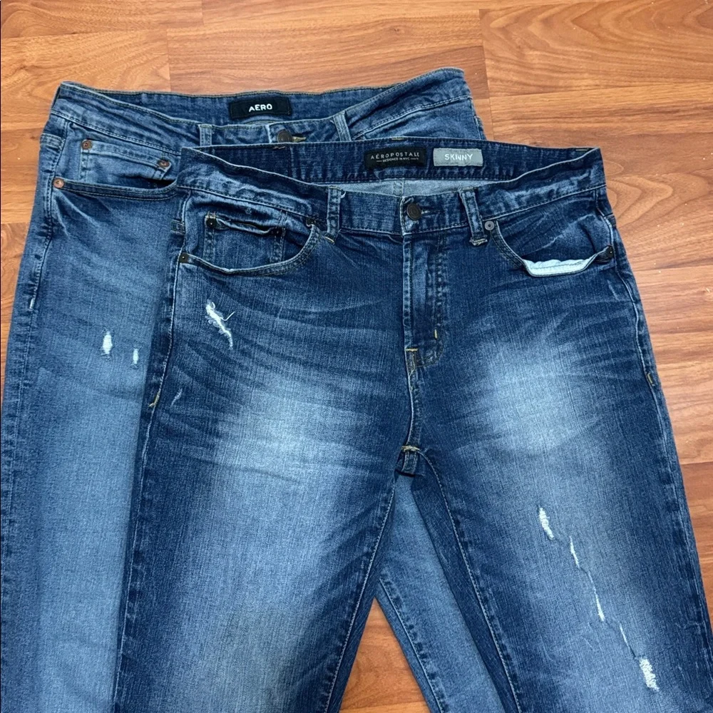 Aeropostale Distressed Skinny Jeans (Bundle of 2)